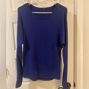 Lululemon Gear Up Long Sleeve, navy/blue